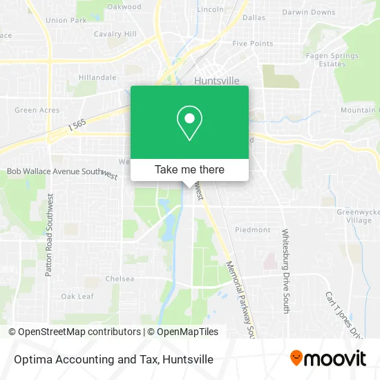 Optima Accounting and Tax map