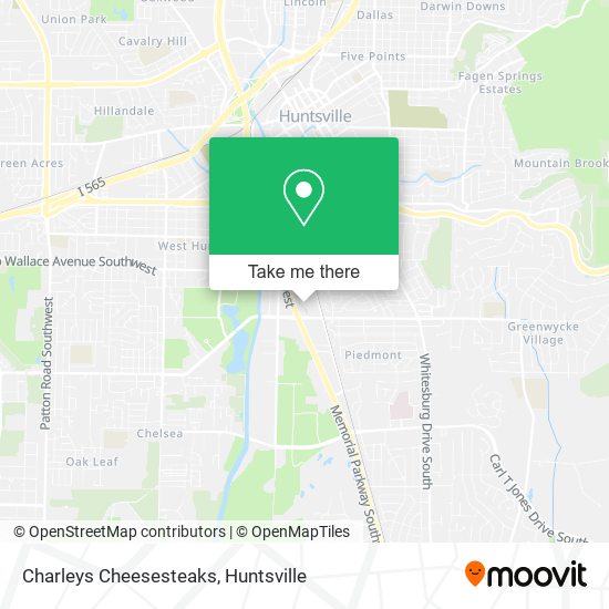 Mapa de Charleys Cheesesteaks