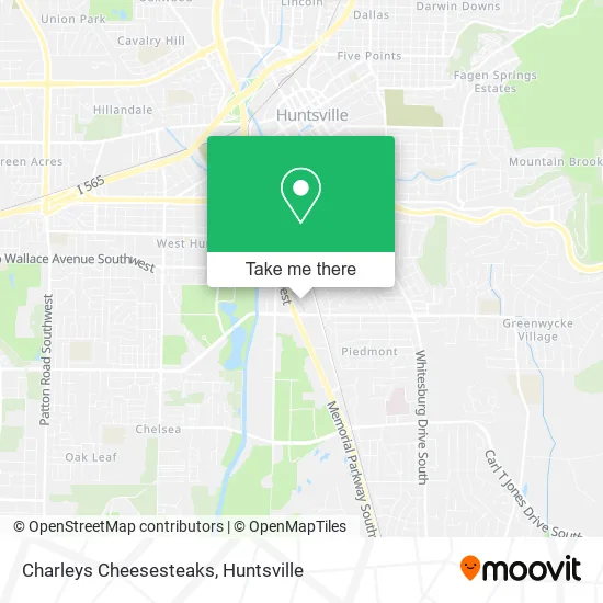 Mapa de Charleys Cheesesteaks