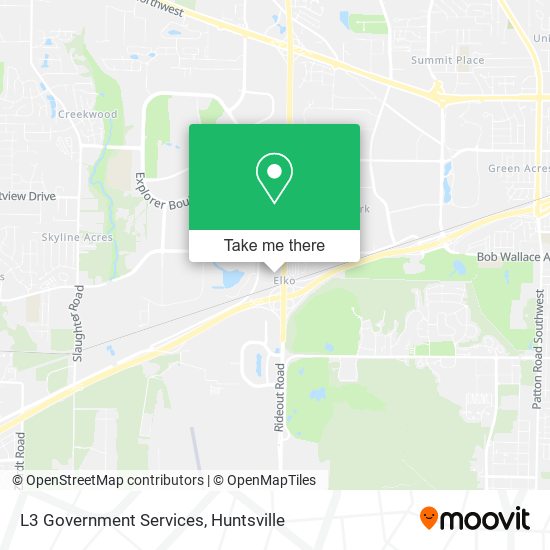 L3 Government Services map