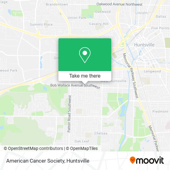 Mapa de American Cancer Society