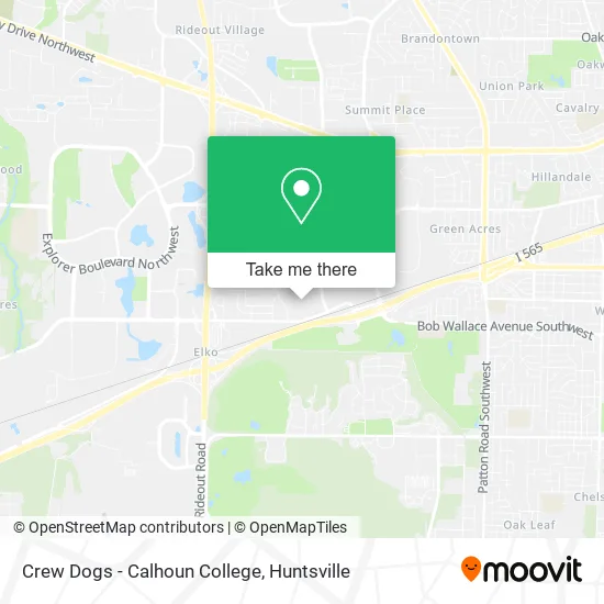 Crew Dogs - Calhoun College map