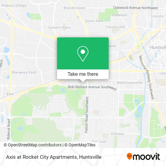 Axis at Rocket City Apartments map