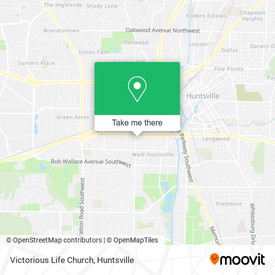 Mapa de Victorious Life Church