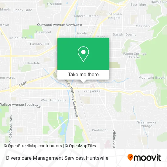 Mapa de Diversicare Management Services