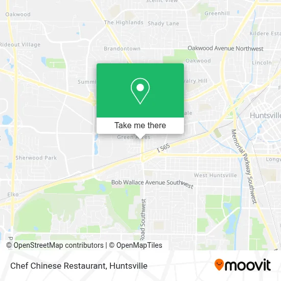 Chef Chinese Restaurant map