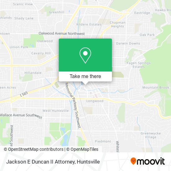 Jackson E Duncan II Attorney map