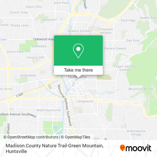 Mapa de Madison County Nature Trail-Green Mountain