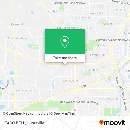TACO BELL map