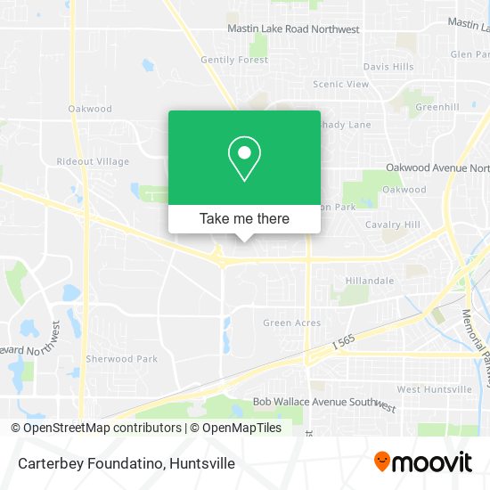 Carterbey Foundatino map
