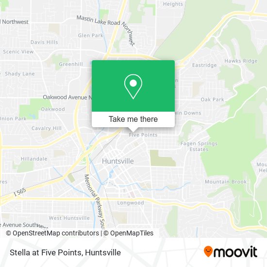 Stella at Five Points map