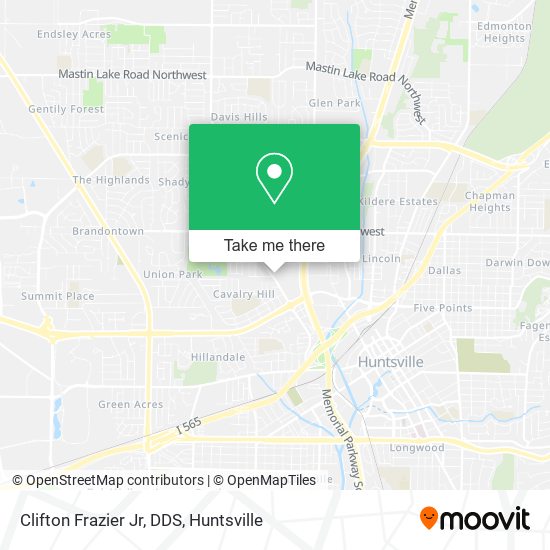 Mapa de Clifton Frazier Jr, DDS