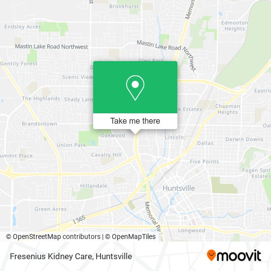 Fresenius Kidney Care map