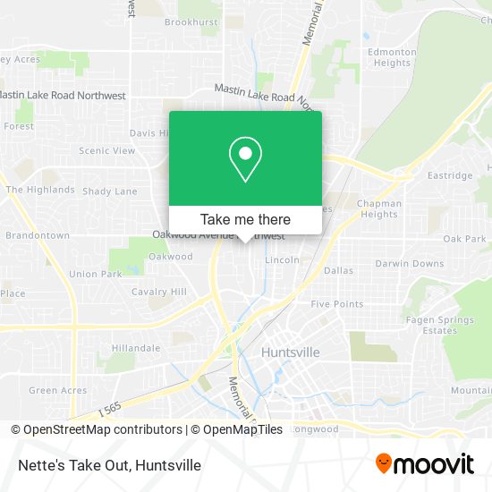 Mapa de Nette's Take Out