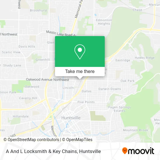 A And L Locksmith & Key Chains map