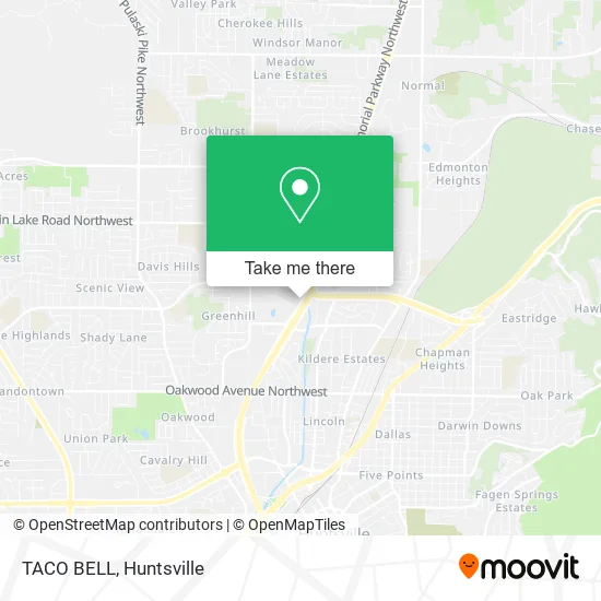 TACO BELL map