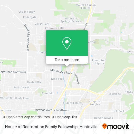 Mapa de House of Restoration Family Fellowship
