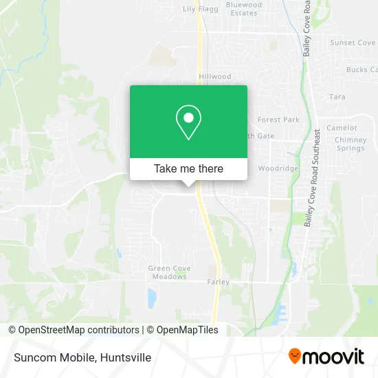 Suncom Mobile map