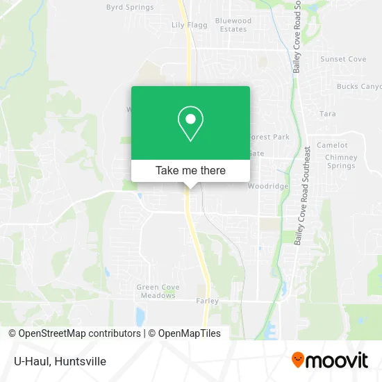 Mapa de U-Haul