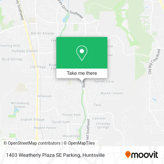 1403 Weatherly Plaza SE Parking map