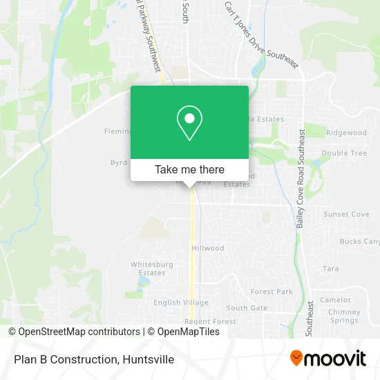 Plan B Construction map