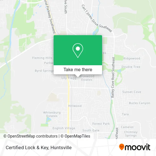 Certified Lock & Key map