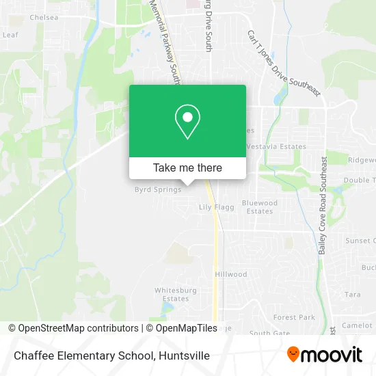 Chaffee Elementary School map
