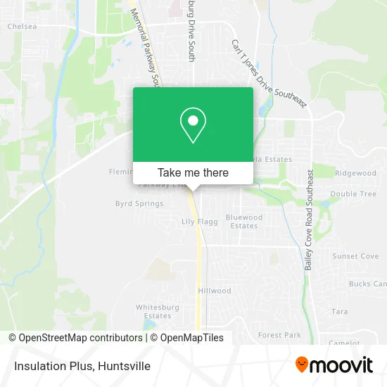 Insulation Plus map