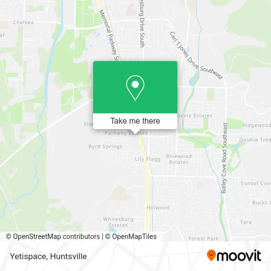 Yetispace map