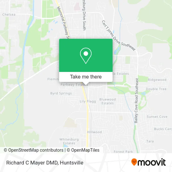 Richard C Mayer DMD map