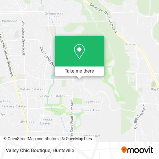 Valley Chic Boutique map