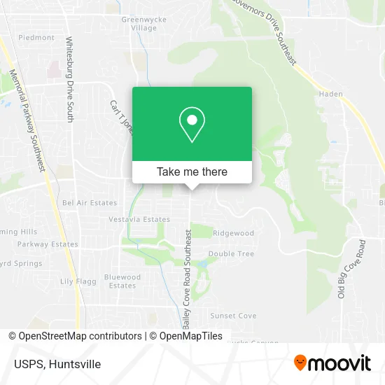 USPS map