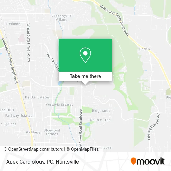 Apex Cardiology, PC map