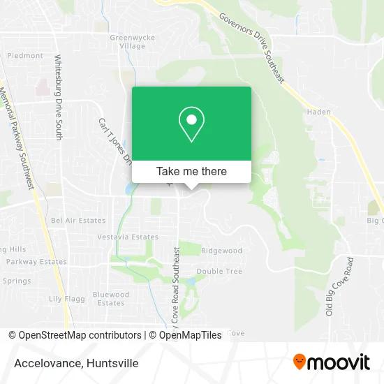Accelovance map