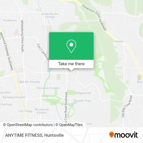ANYTIME FITNESS map