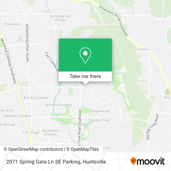 2071 Spring Gate Ln SE Parking map