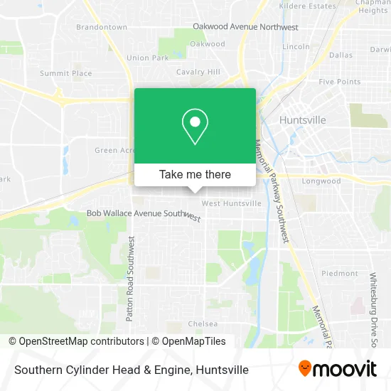 Southern Cylinder Head & Engine map