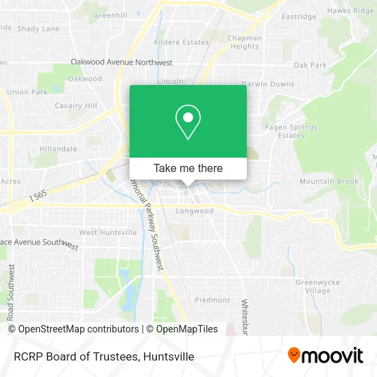 Mapa de RCRP Board of Trustees