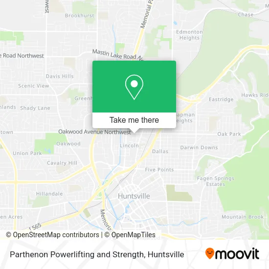 Parthenon Powerlifting and Strength map