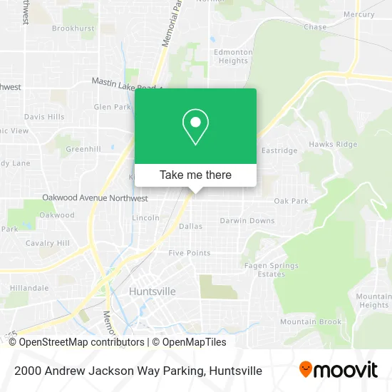 2000 Andrew Jackson Way Parking map