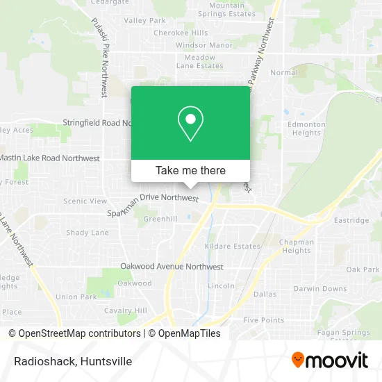 Radioshack map