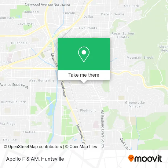 Apollo F & AM map