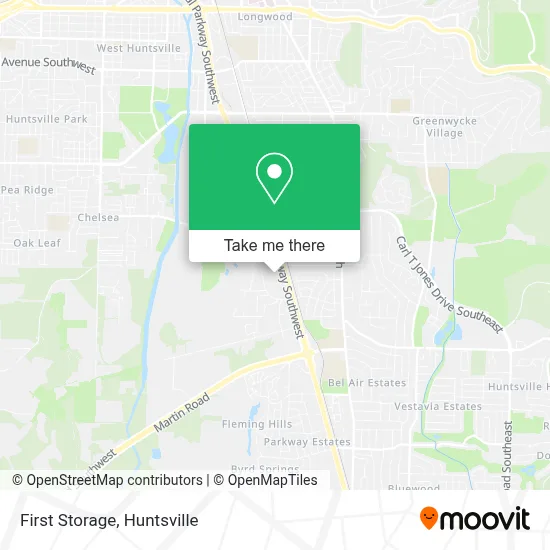 First Storage map