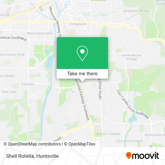 Shell Rotella map