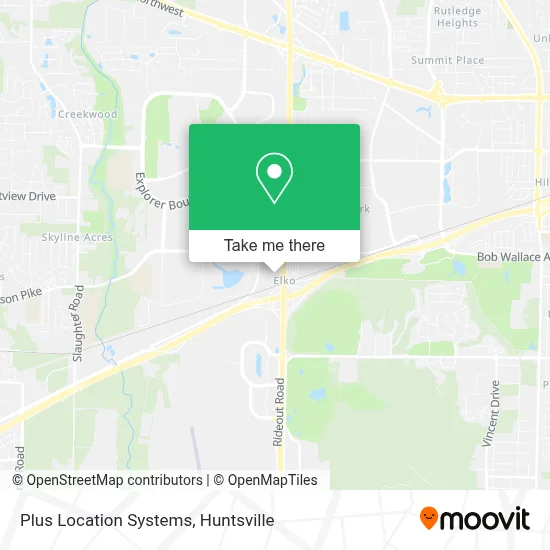 Plus Location Systems map
