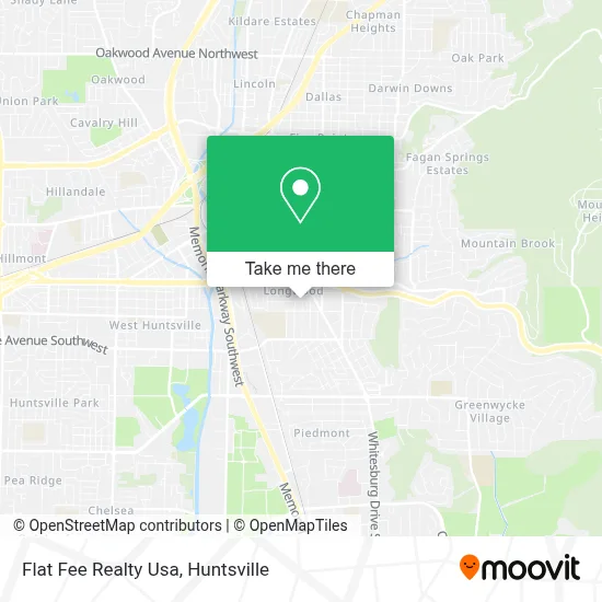 Flat Fee Realty Usa map