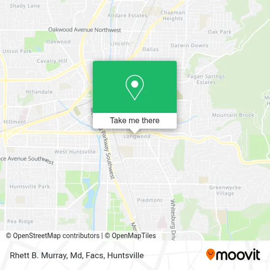 Rhett B. Murray, Md, Facs map