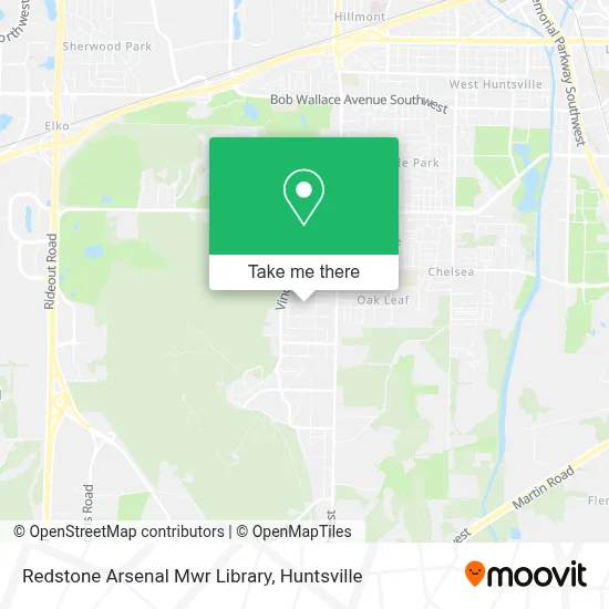 Redstone Arsenal Mwr Library map