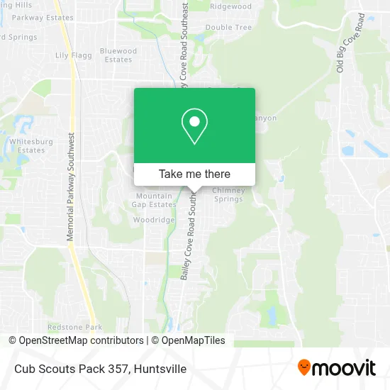 Cub Scouts Pack 357 map