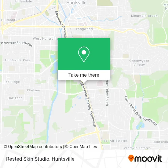 Rested Skin Studio map